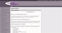 Desktop Screenshot of cherwell.ehodirect.org.uk